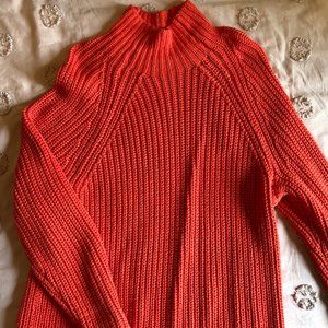 Red Knit Gap Sweater